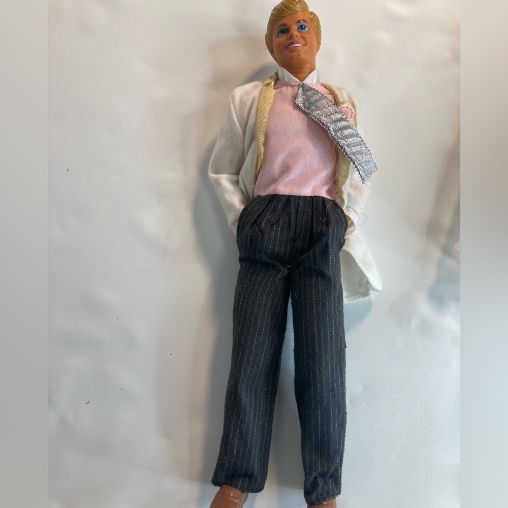 Barbie Ken Fashion doll tie suit outfit 1983